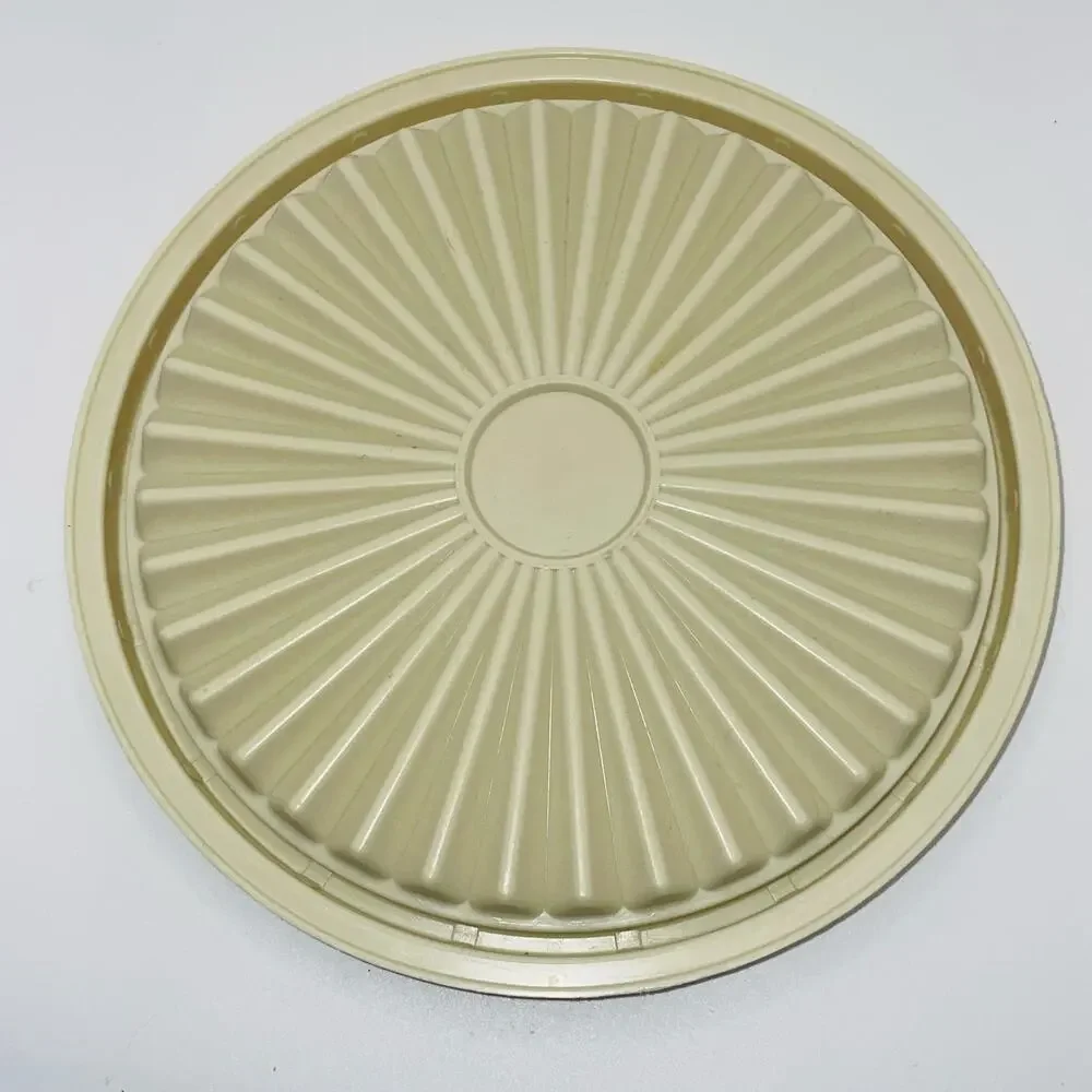 Tupperware Replacement Lid Cream Tan Servalier Starburst 5